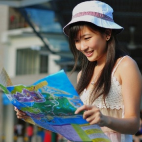 Chinesische Touristin